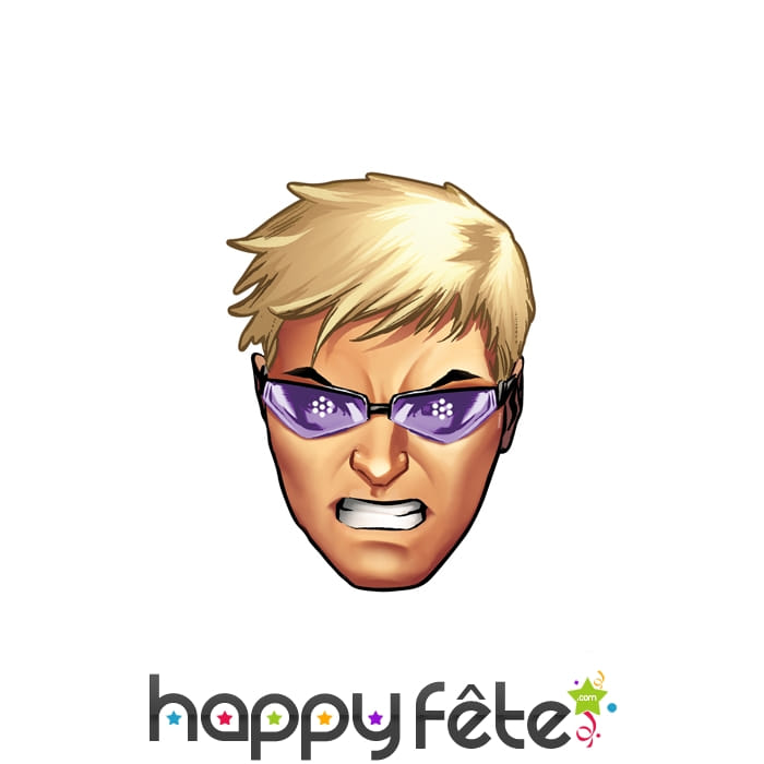 Masque de hawkeye en carton, BD Avengers