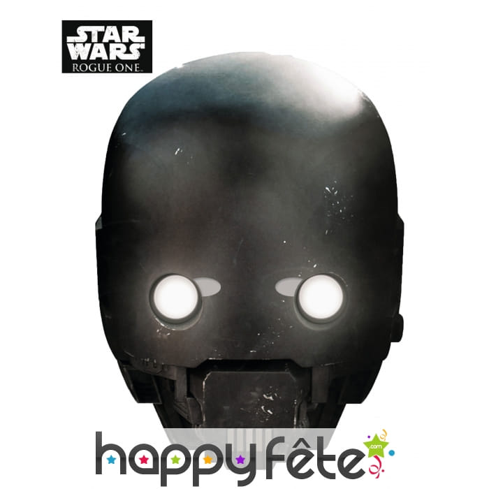 Masque de K-2SO en carton, Star Wars Rogue One