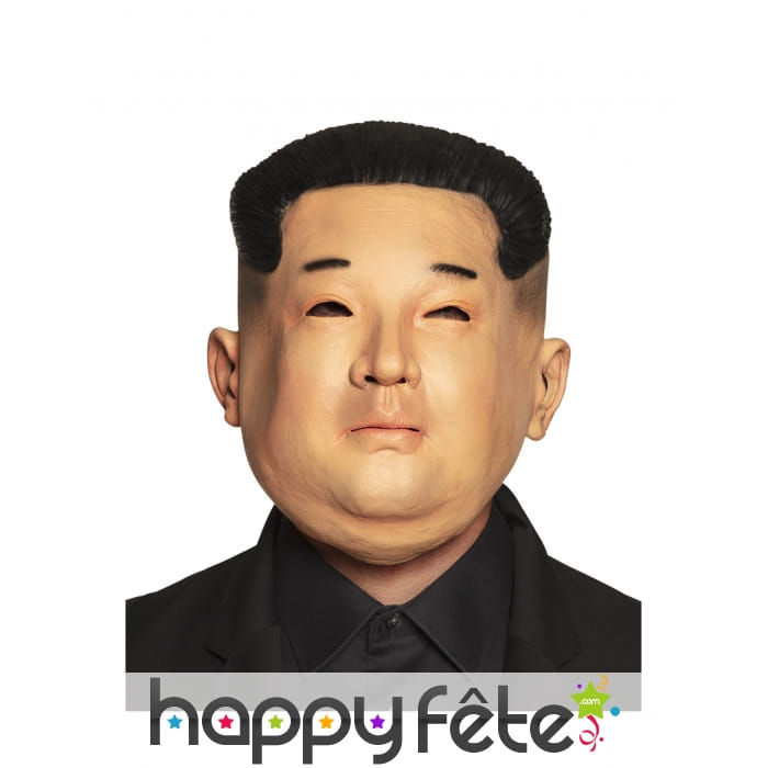 Masque de Kim Jong Un en latex pour adulte