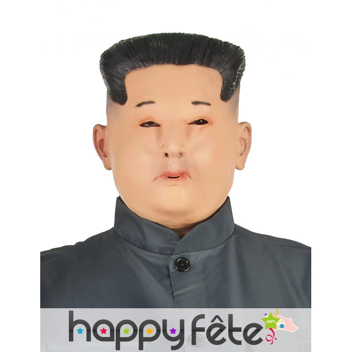 Masque de Kim Jong Un intégral pour adulte