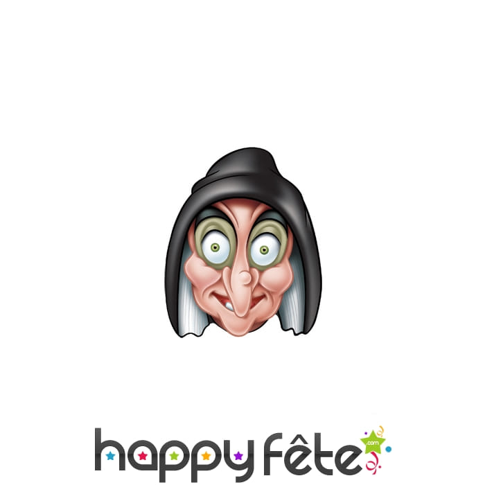 Masque de la sorcière de blanche neige