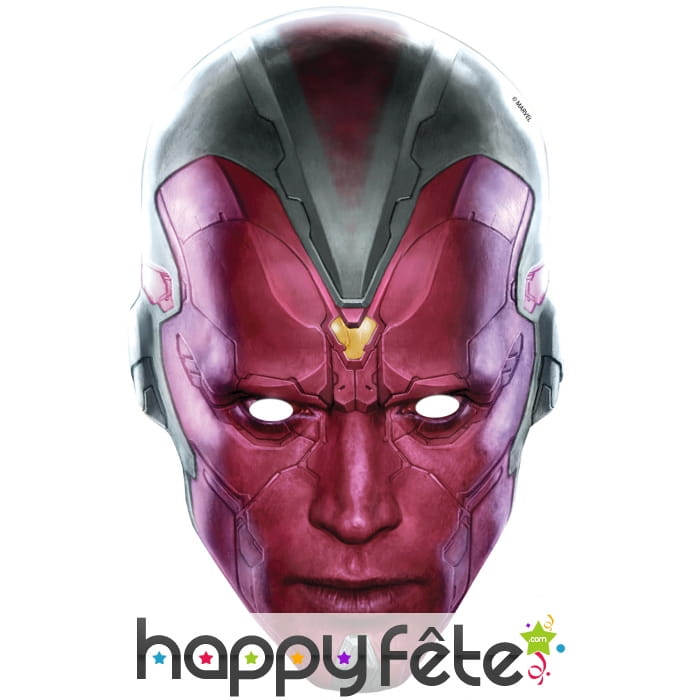 Masque de la vision en carton, Avengers
