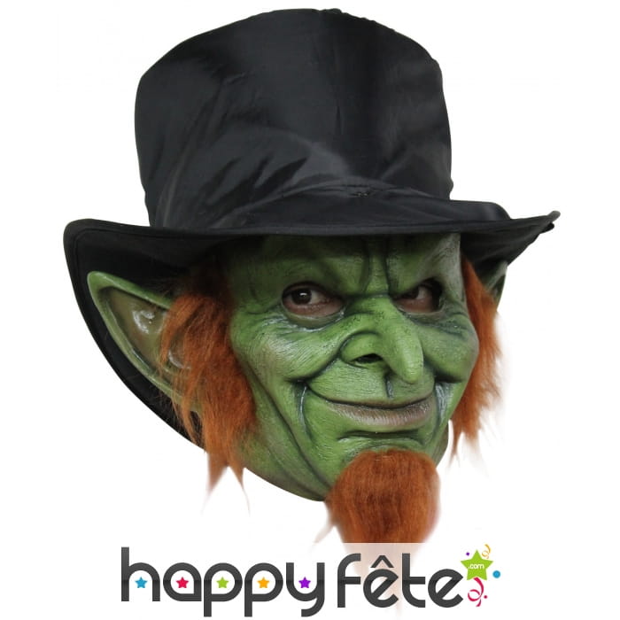 Masque de leprechaun maléfique intégral