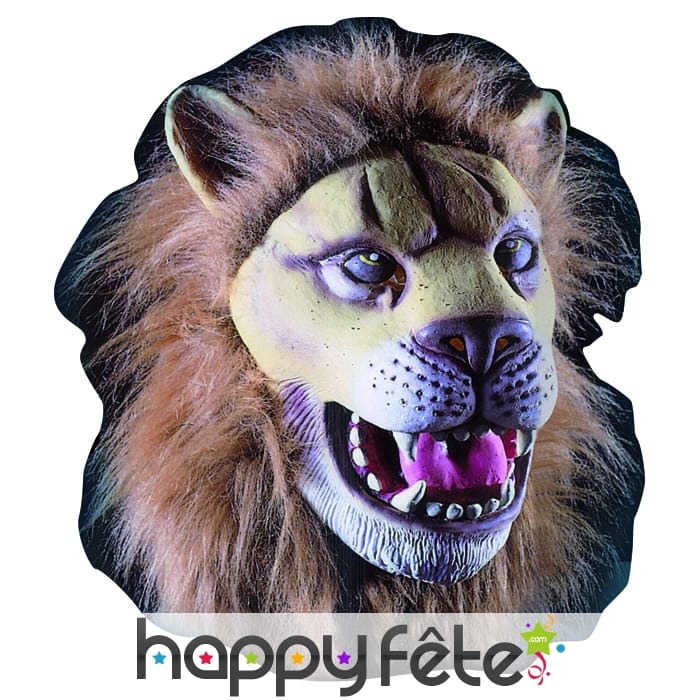 Masque de lion complet