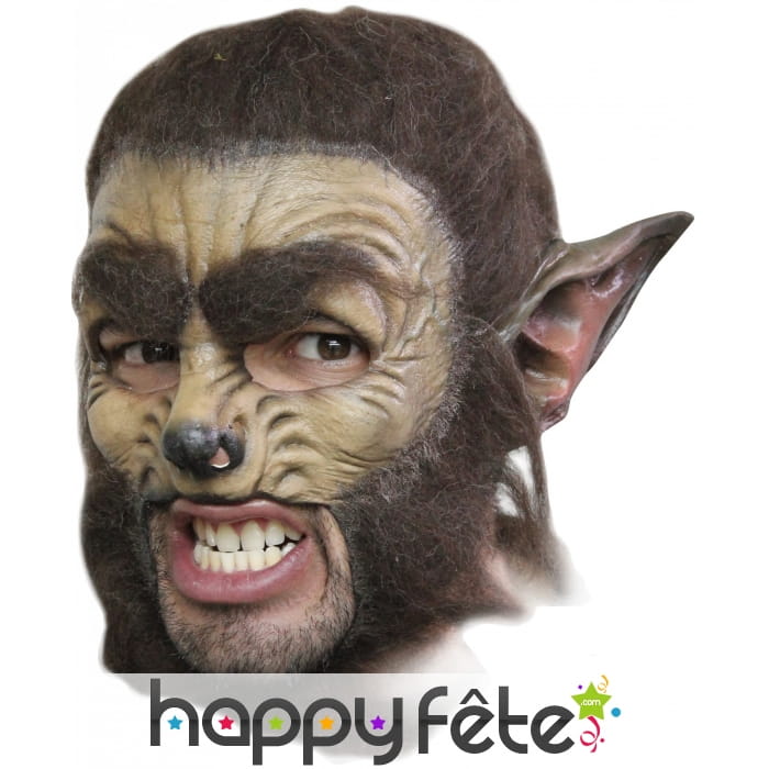 Masque de loup garou, ouverture de bouche