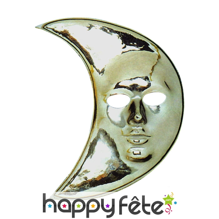 Masque de lune argentée