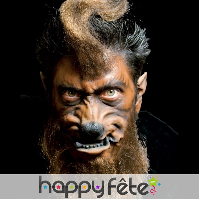 Museau de loup garou en latex