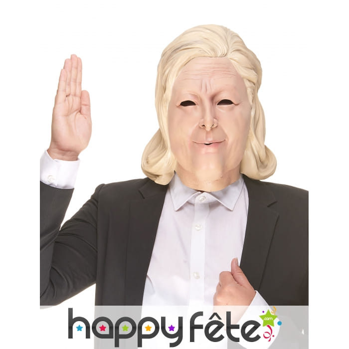 Masque de Marine Lepen humoristique