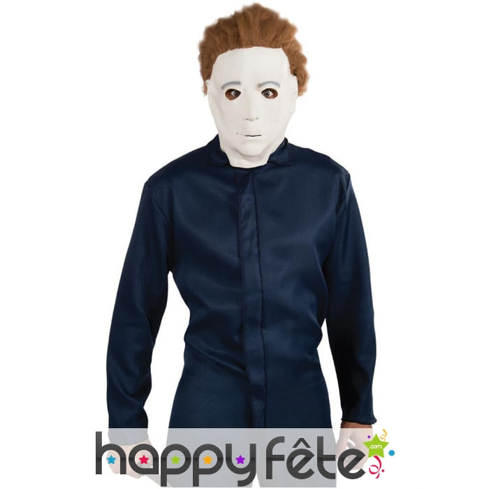Masque de Michael Myers en latex souple blanc