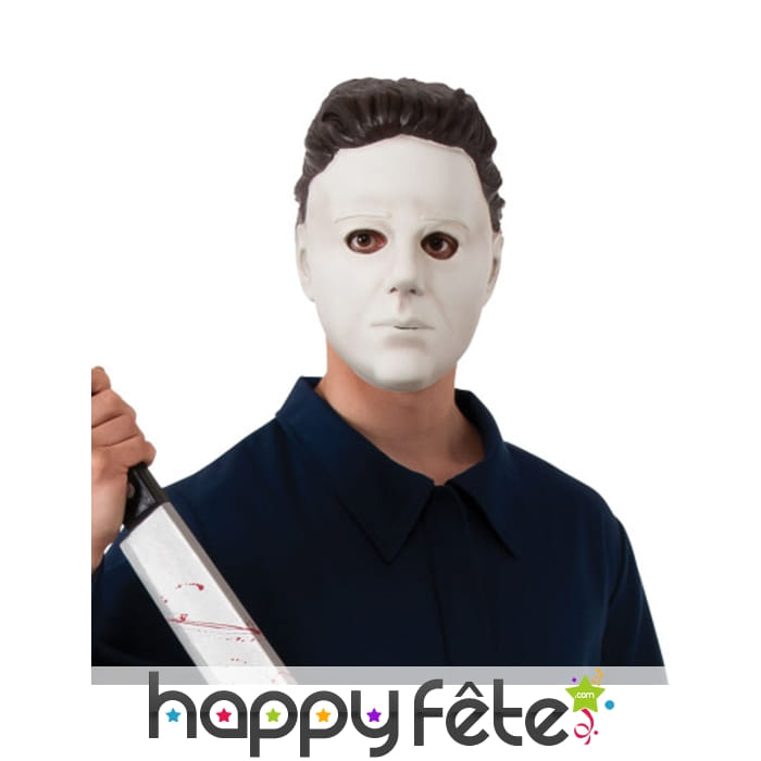 Masque de Michael Myers en vinyl blanc