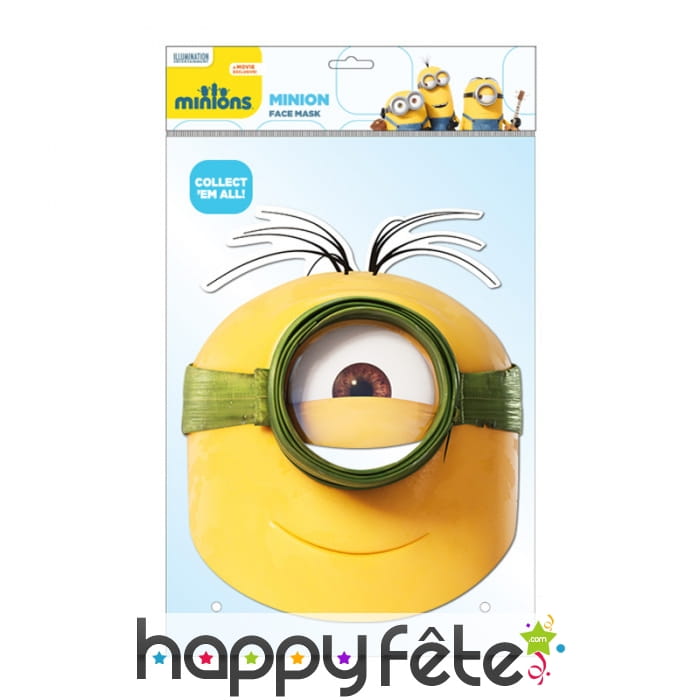 Masque de minion en carton