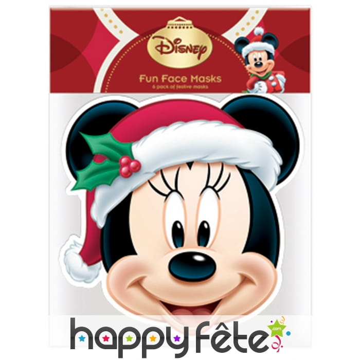 Masque de Minnie mère Noël