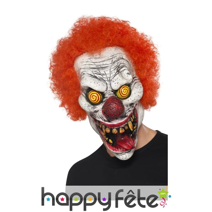 Masque de monstre clown fou