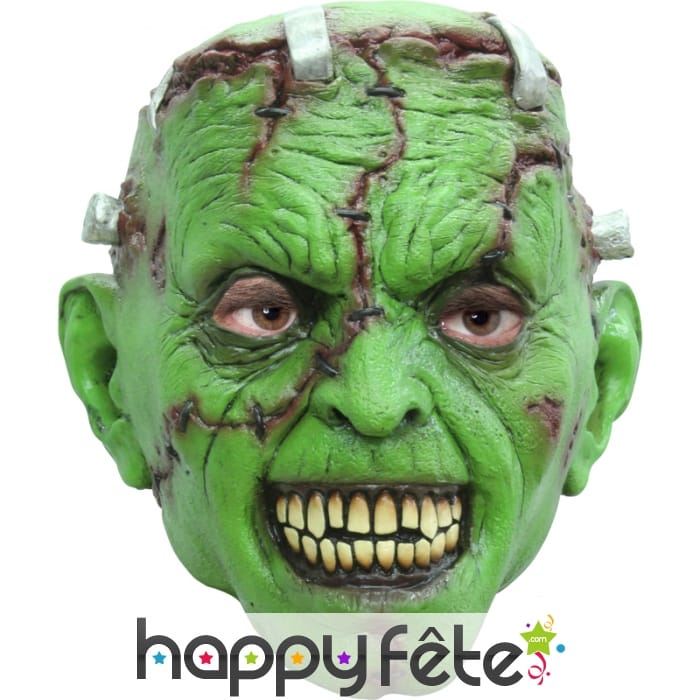 Masque de monstre vert génétique