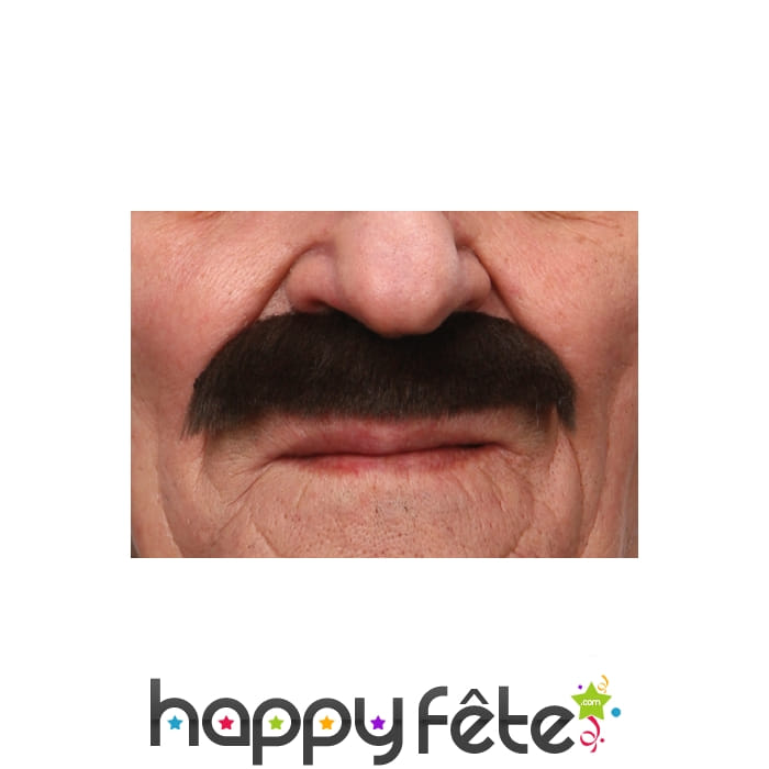 Moustaches de major d'homme