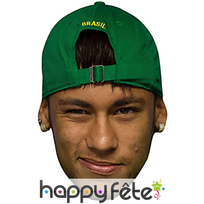 Masque de Neymar en carton plat