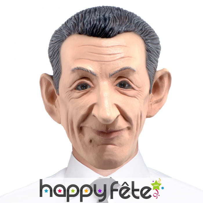 Masque de Nicolas Sarkozy intégral