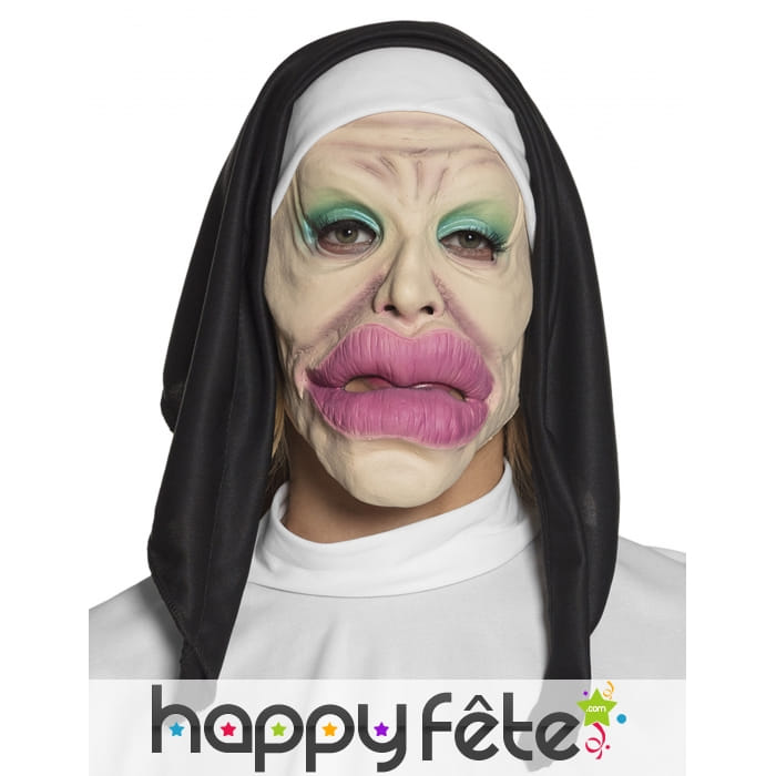 Masque de nonne vulgaire humoristique