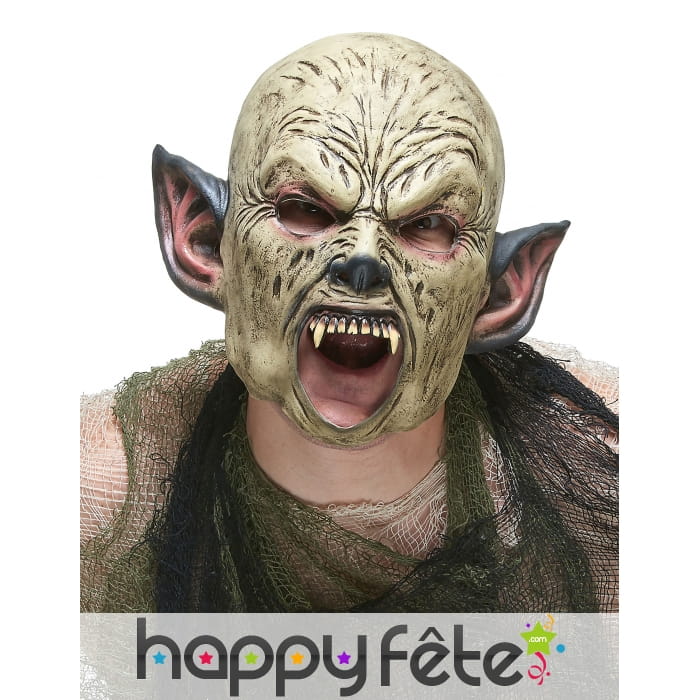 Masque d'orc en latex