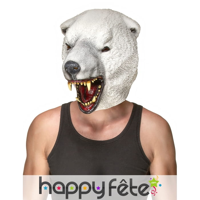 Masque d'ours polaire intégral