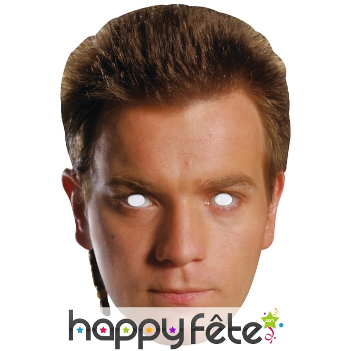 Masque de Obi Wan Kenobi en carton plat