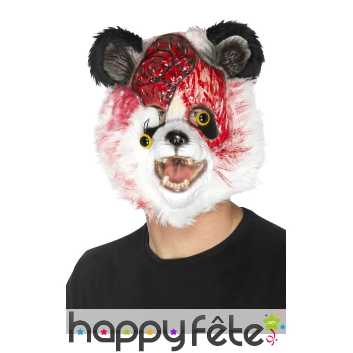 Masque de panda zombie