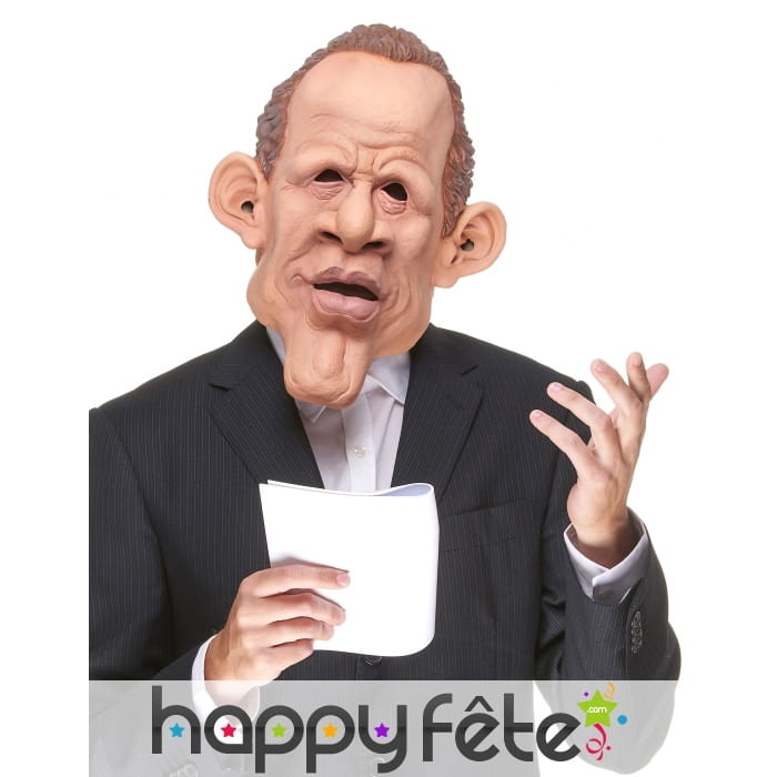 Masque de Patrick Poivre d'Arvor humoristique