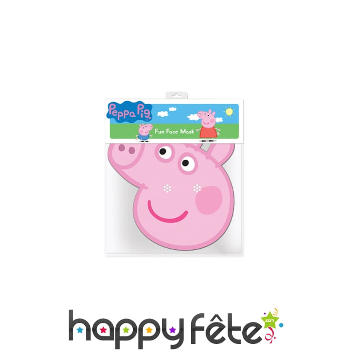 Masque de peppa pig en carton