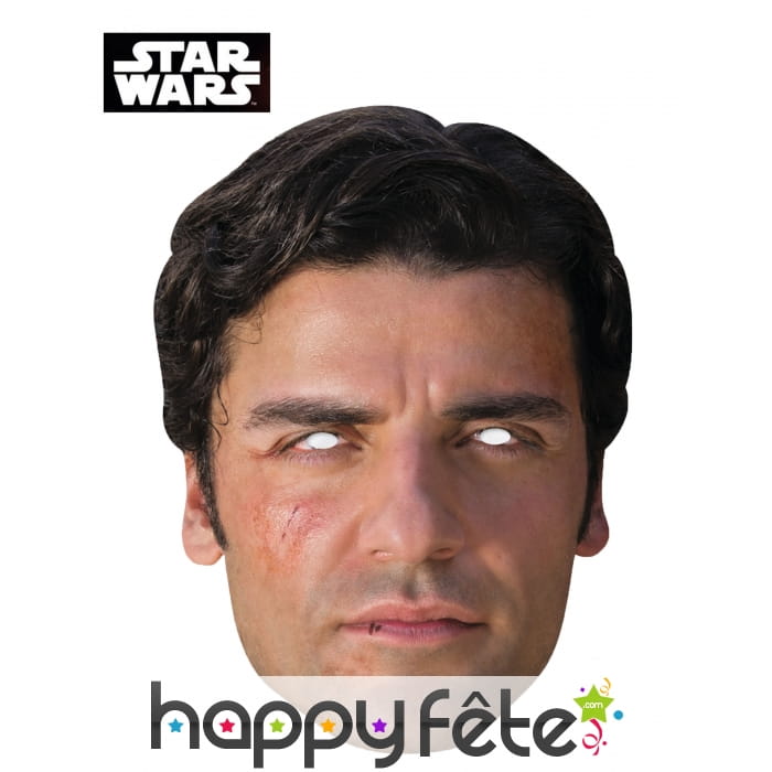 Masque de Poe en carton, Star Wars 7