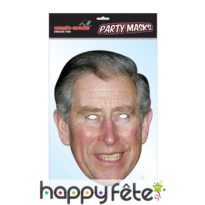 Masque du Prince Charles, en carton
