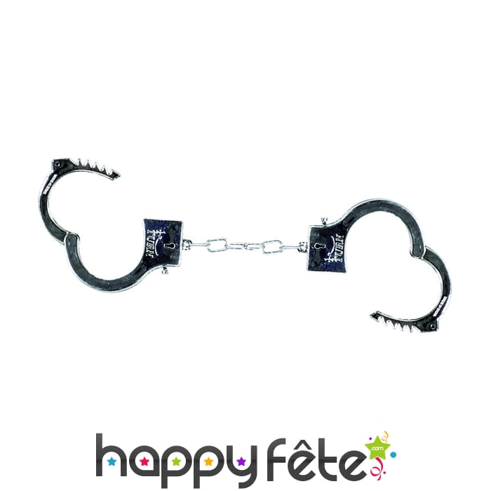 Menottes de police en plastique