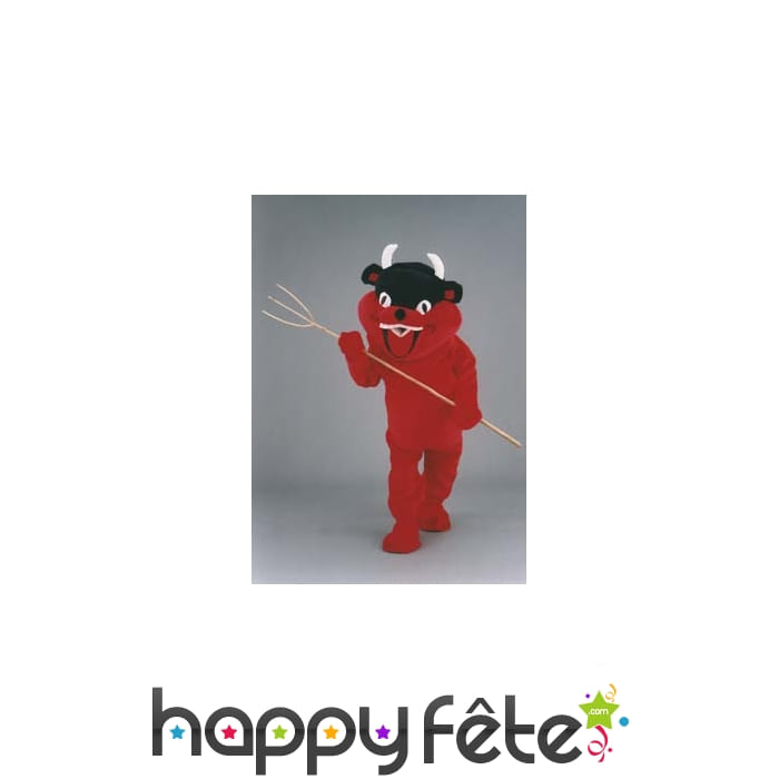 Mascotte diable rouge