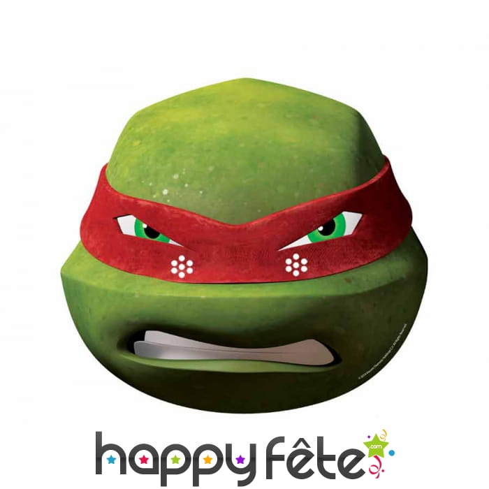 Masque de Raphael des tortues Ninja, carton