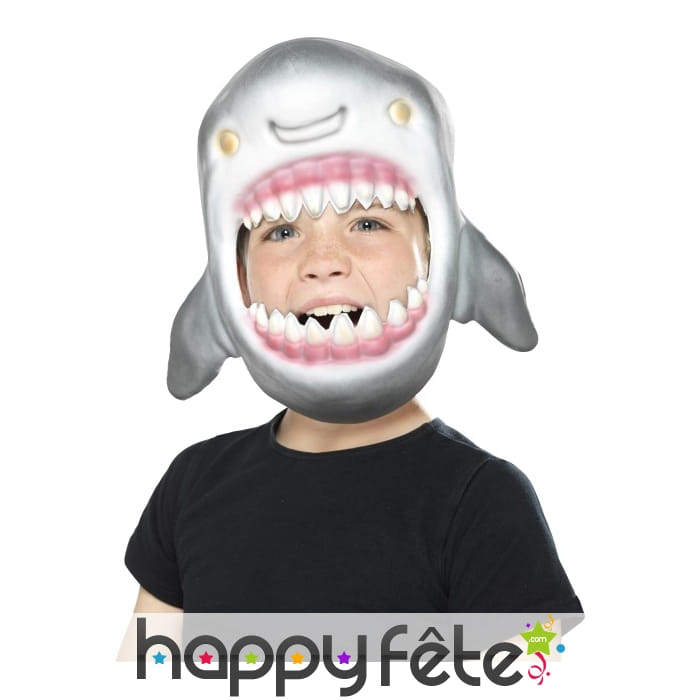 Masque de requin intégral pour enfant