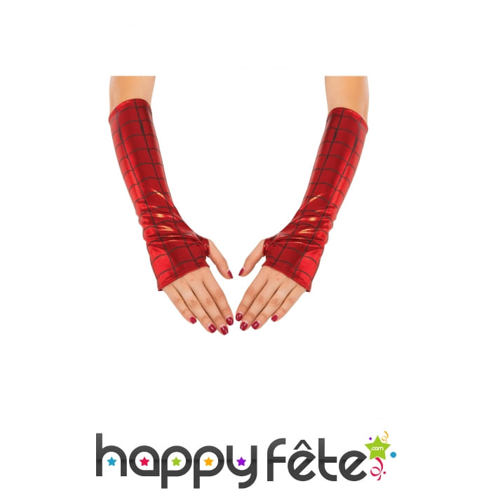 Manchettes de Spiderman pour femme