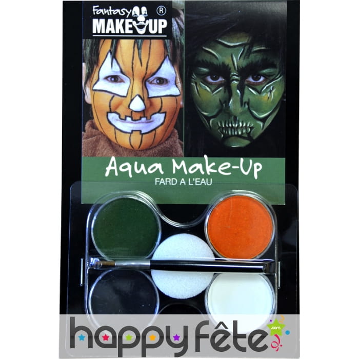 Maquillage de sorcière ou citrouille aquaexpress