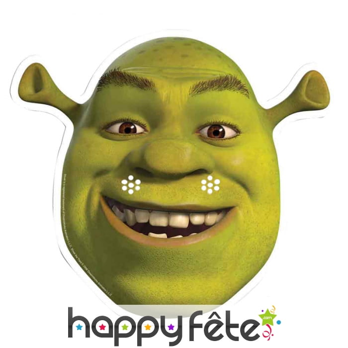 Masque de Shrek facial