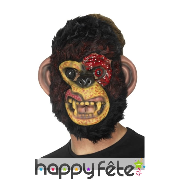 Masque de singe zombie
