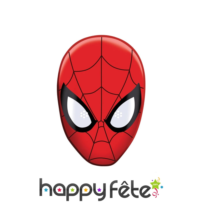 Masque de spiderman BD en carton plat