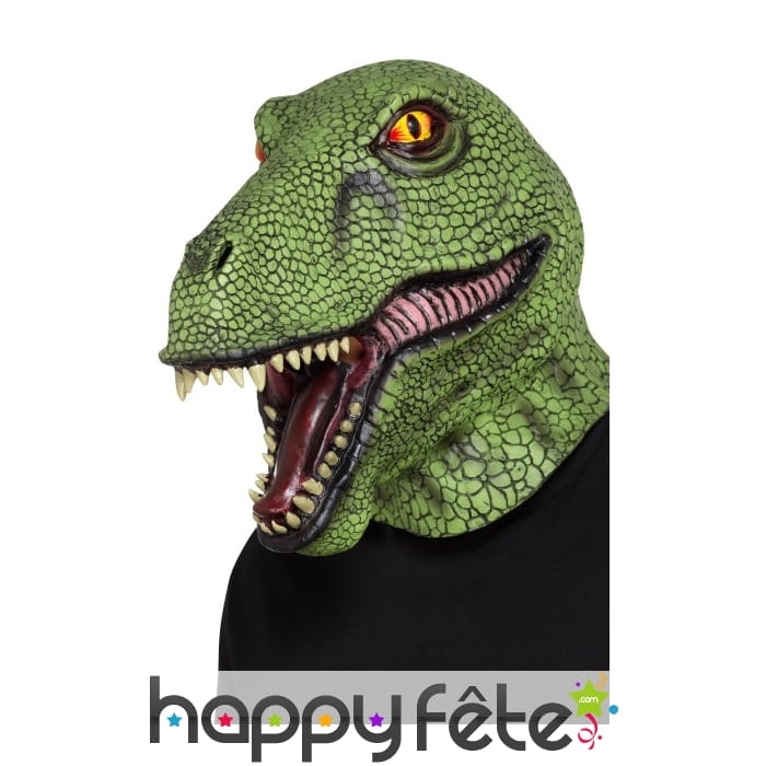 Masque de T-rex intégral, en latex