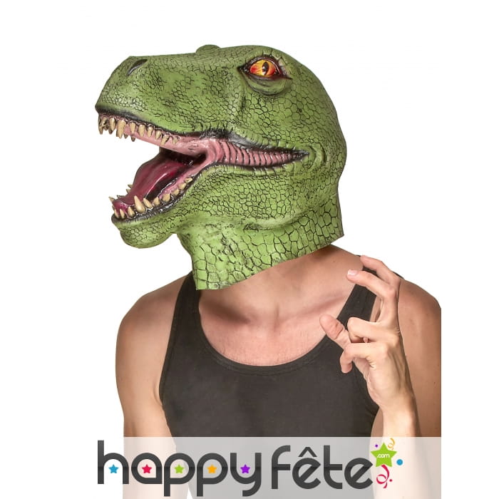 Masque de T-rex intégral pour adulte