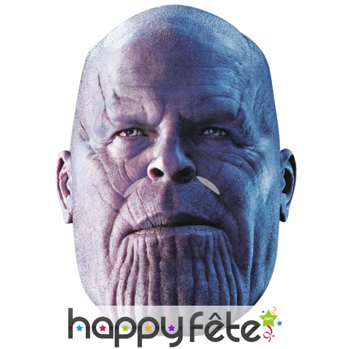 Masque de Thanos Avengers Infinity War en carton