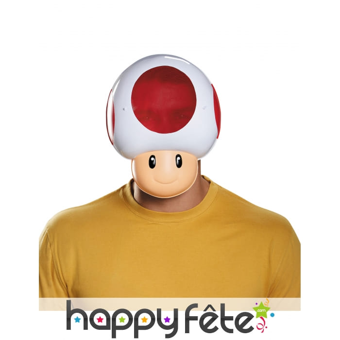 Masque de Toad pour adulte, en plastique