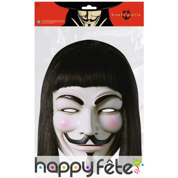 Masque de V pour vendetta en carton