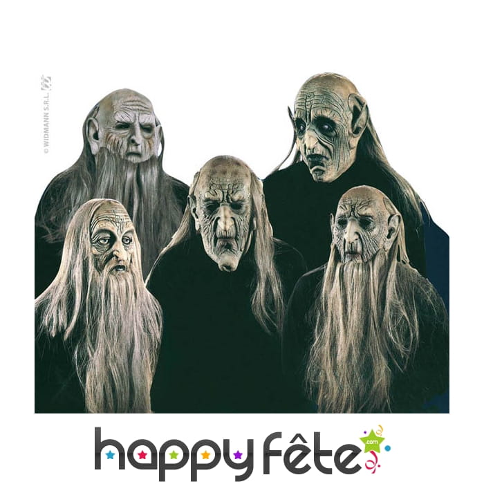 Masque de vieux zombi