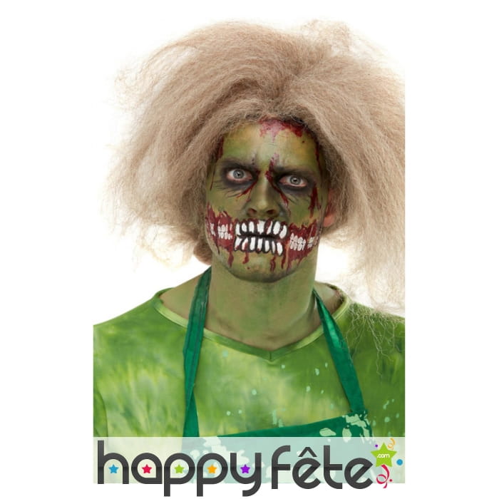 Maquillage de zombie par transfert pour adulte