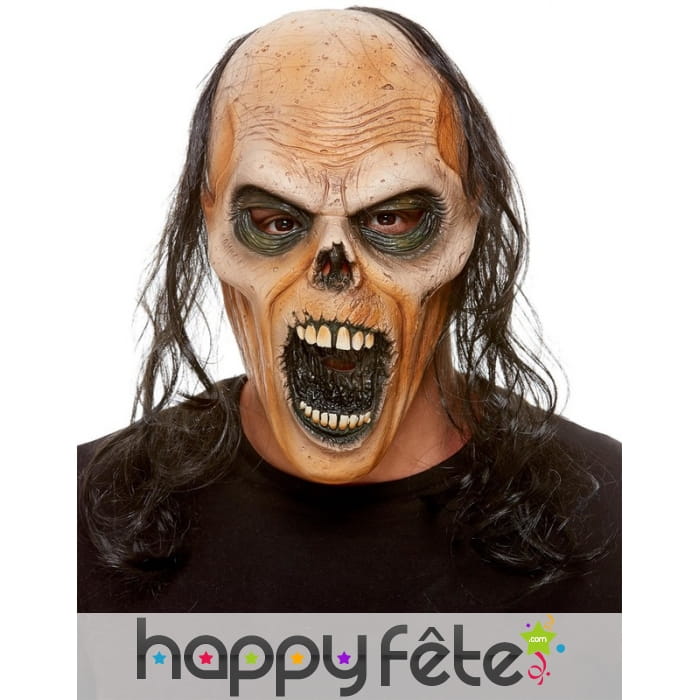 Masque de zombie chauve en latex intégral