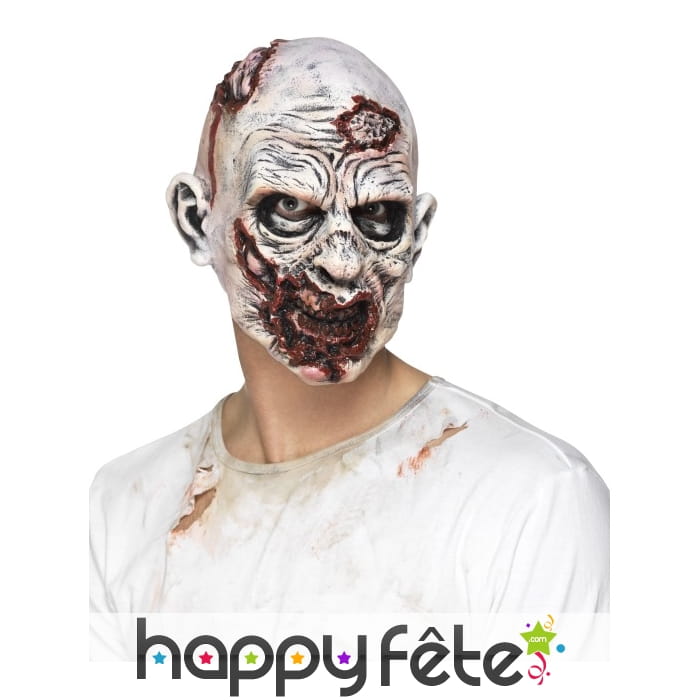Masque de zombie en mousse de latex