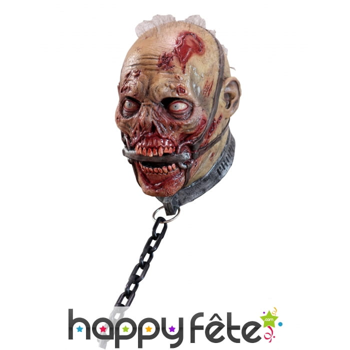 Masque de zombie enchainé intégral