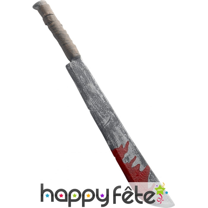 Machette ensanglantée